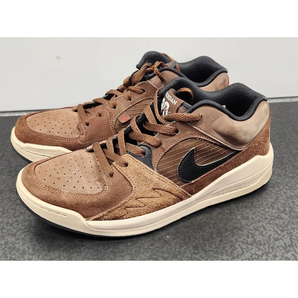 Nike Jordan Stadium 90 Men's Size 9 Cacao Wow DX4397-200 Suede Sneakers ~ G/VG